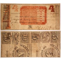 Palace Mills $4 Note