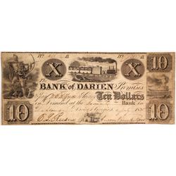 $10 Bank of Darien Note