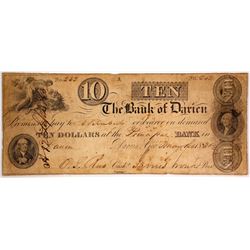 $10 Bank of Darien Note