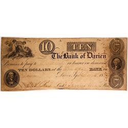 $10 Bank of Darien Note
