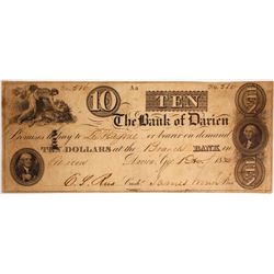 $10 Bank of Darien Note