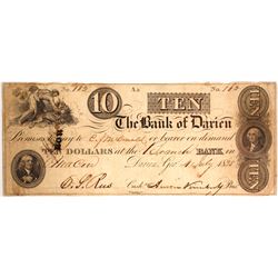 $10 Bank of Darien Note
