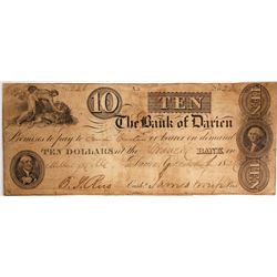 $10 Bank of Darien Note