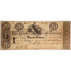 Bank of Darien $20 Note