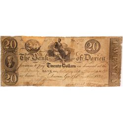 $20 Bank of Darien Note