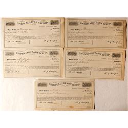 Rare "Union Military Scrip"