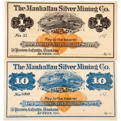Manhattan Silver Mining Company Scrip