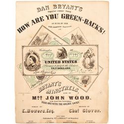 "How Are You Green-Backs!." Sheet Music