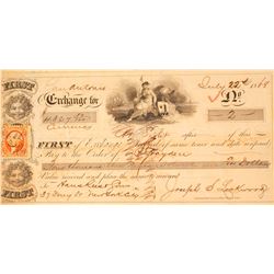 San Antonio, Texas, First of Exchange, 1868