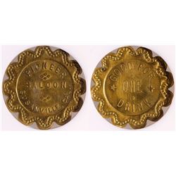 Pioneer Saloon, Susanville, CA Token