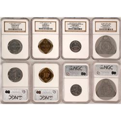 Four Different California Tokens