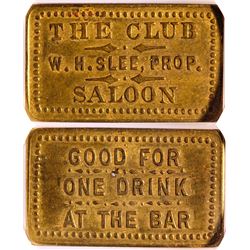 The Club Saloon Token, Walden, Colorado