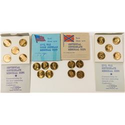 Civil War General Token/Medal Sets