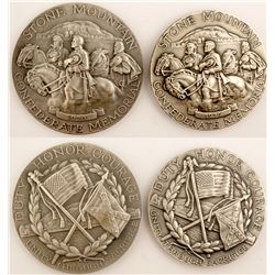 Silver Stone Mountain Medals