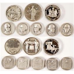 Declaration of Independence Silver Medals
