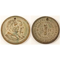 Grover Cleveland Jugate Campaign Medal