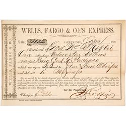 Wells Fargo Way Bill between Two Generals