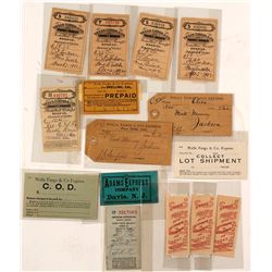 Fifteen Small Express Labels, etc.