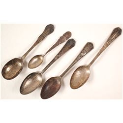 Expo Sterling Silver Spoons (5)