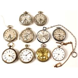 10 Vintage Men's Pocket Watches