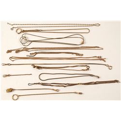 Antique Gold Ladies Watch Chains