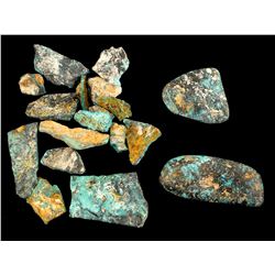 Blue June Mine Turquoise Specimens