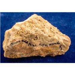 Miners Gold Mine Specimen