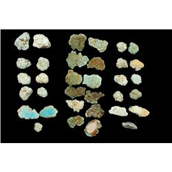 Five Lots of Zig Zag Turquoise