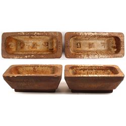 Two 1,000 Ounce Gold Ingot Molds