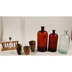 Assay lab equipment and artifacts