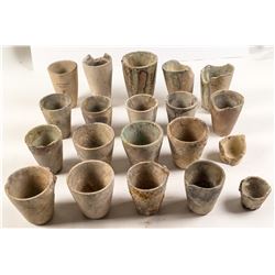 Collection of Assay Crucibles