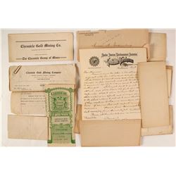 Chronicle Gold Mining Company Collection