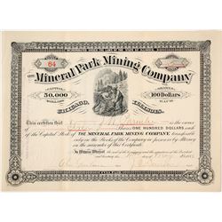 Mineral Park Mining Company Stock Certificate