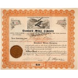 Standard Mines Company Stock Certificate