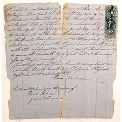 1863 Mining Claim, Hornitos, Mariposa County