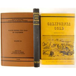 California Placer Gold Related Books (3)