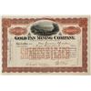 Image 1 : Gold Pan Mining Company Stock Certificate