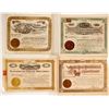 Image 1 : Four Different Cripple Creek Mining Stock Certificates