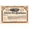 Image 1 : The Independence Town & Mining Co. Stock Certificate, Cripple Creek, CO 1898