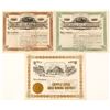 Image 1 : Three Different Bull Hill Mining Stock Certificates, Cripple Creek, CO