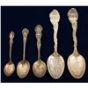 Image 1 : Cripple Creek Souvenir Silver Spoons (5)