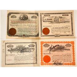 Cripple Creek, CO Mining Stocks, 4 Different