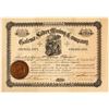 Image 1 : Galena Silver Mining Co. Stock Certificate, Crystal City, CO, 1888