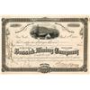 Image 1 : Bassick Mining Company Stock Certificate, Bassick City, CO 1884