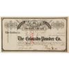 Image 1 : The Colorado Powder Company Stock Certificate