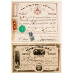 Crescent Silver Co of Cincinnati Stocks (2)
