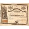 Image 1 : The Continental Mining Co. of Colorado Stock Certificate, 1864, Goddess of Gold Vignette