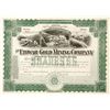 Image 1 : Green Etowah Gold Mining Company Stock Certificate 2