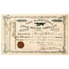 Image 1 : Rare Green on White Dahlonega Gold Mining Company Stock Certificate