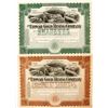 Image 1 : Striking Pair of Etowah Gold Mining Certificates